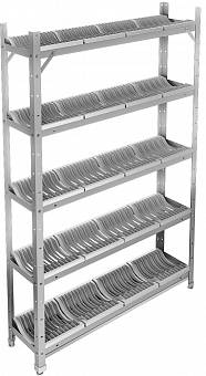 SHELVING UNIT FOR PLATES HURAKAN HKN KSUP-251/1203