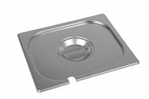 GASTRONORM LID HURAKAN GD-P 2/3 WITH CUT-OUT FOR SPOON