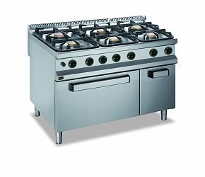 APACH 900 SERIES 6 BURNERS RANGE GAS APRG-129FG