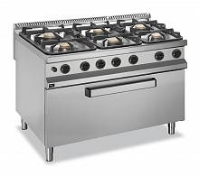 APACH 900 SERIES 6 BURNERS RANGE GAS APRG-129FM