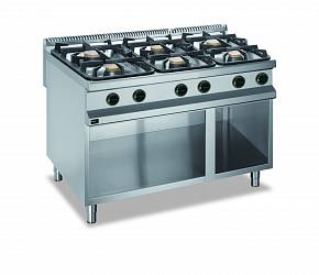 APACH 900 SERIES 6 BURNERS RANGE GAS APRG-129P