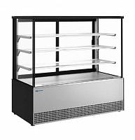 REFRIGERATED PASTRY COUNTER KAYMAN KRPC-1305M LUXE SQUARE BLACK